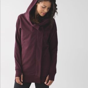 Lululemon Wrap Up Jacket Size 4 in Heathered Bordeaux Drama